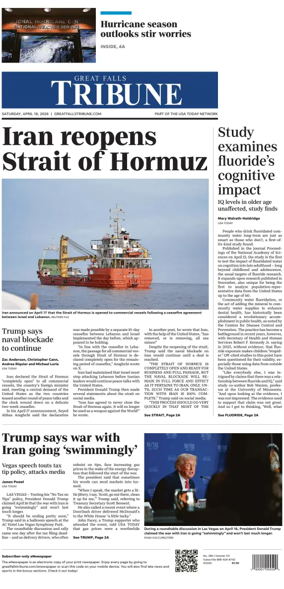 Cover of Great Falls Tribune