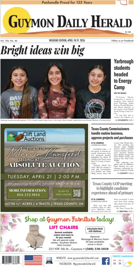 Cover of Guymon Daily Herald