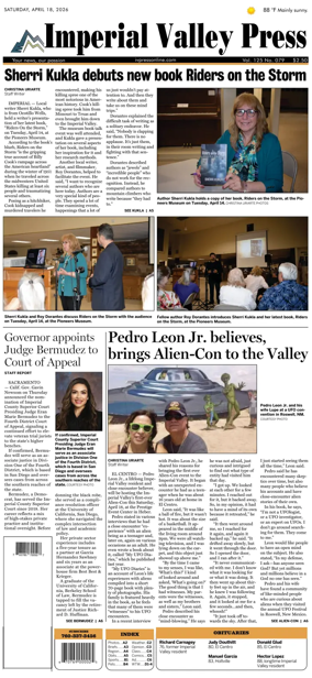 Cover of Imperial Valley Press