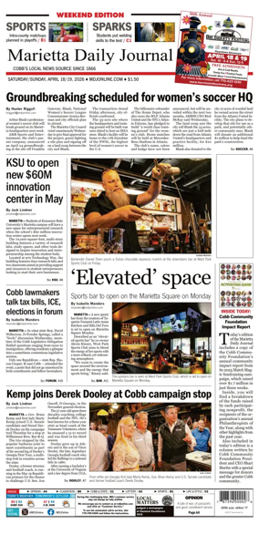 Cover of Marietta Daily Journal