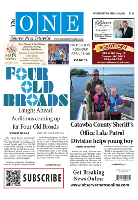 Cover of Observer News Enterprise