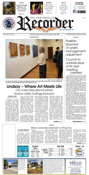 Cover of Porterville Recorder