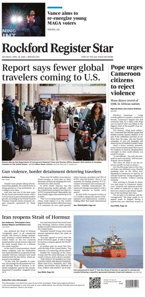 Cover of Rockford Register Star