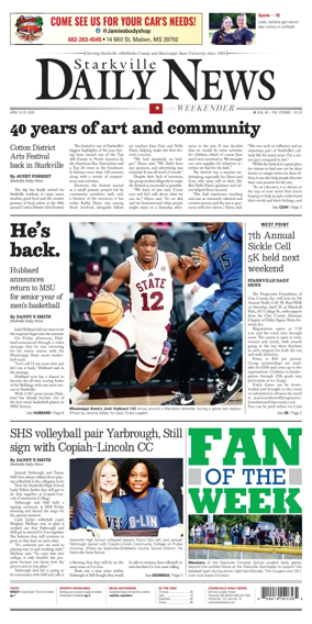 Cover of Starkville Daily News