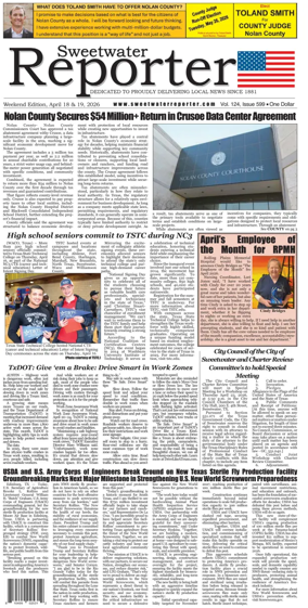 Cover of Sweetwater Reporter