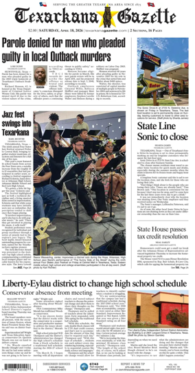 Cover of Texarkana Gazette