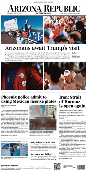 Cover of The Arizona Republic