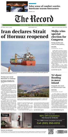 Cover of The Bergen Record