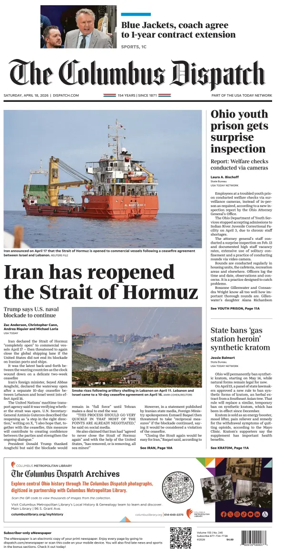 Cover of The Columbus Dispatch