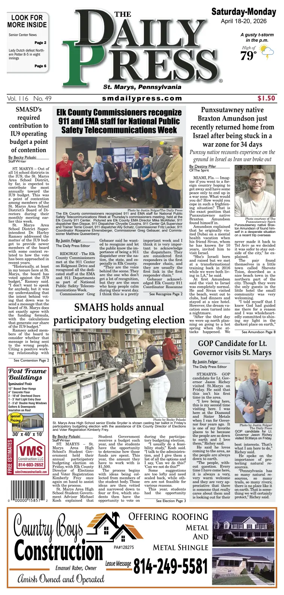Cover of The Daily Press