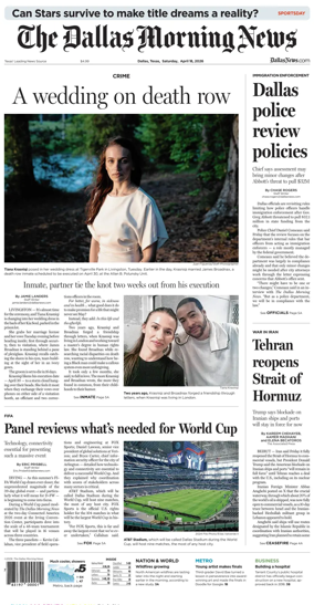 Cover of The Dallas Morning News