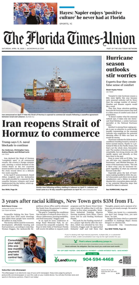 Cover of The Florida Times-Union