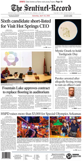 Cover of The Sentinel-Record