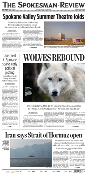 Cover of The Spokesman-Review (Spokane)