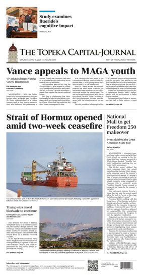 Cover of The Topeka Capital-Journal