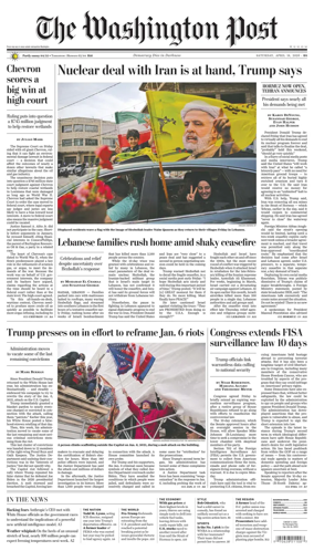 Cover of The Washington Post