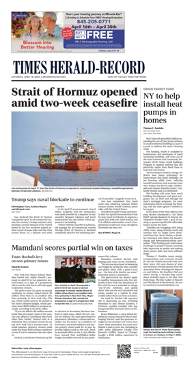 Cover of Times Herald-Record