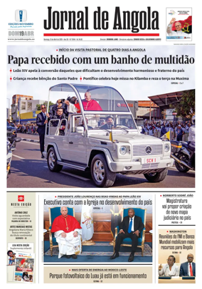 Cover of Jornal de Angola