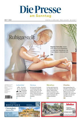 Cover of Die Presse am Sonntag