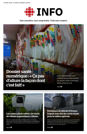 Cover of Radio-Canada Info
