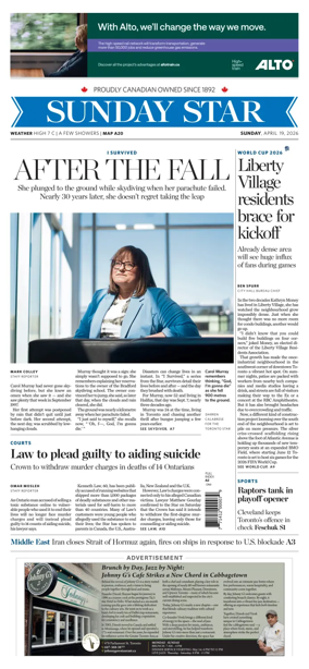 Cover of Toronto Star