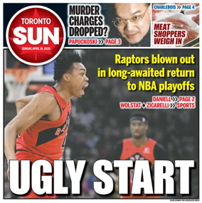 Cover of Toronto Sun