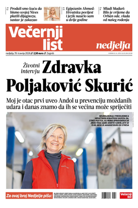 Cover of Vecernji list - Zagreb