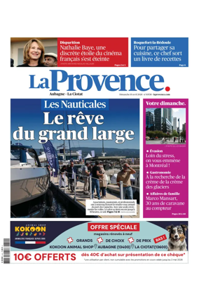 Cover of La Provence Aubagne-La Ciotat
