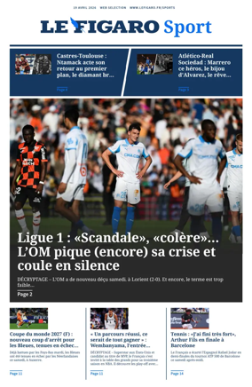Cover of Le Figaro Sport