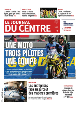 Cover of Le Journal du Centre