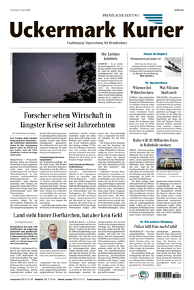 Cover of Prenzlauer Zeitung