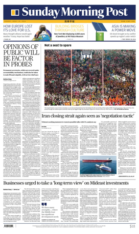 Cover of South China Morning Post