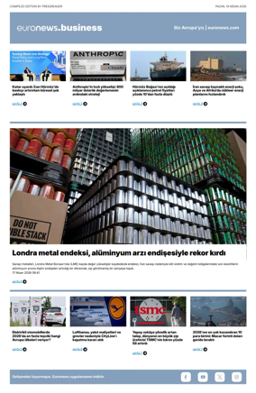 Cover of Euronews Business (Turkish) Compiled Editions