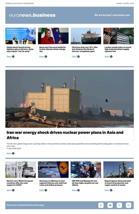 Cover of Euronews Business