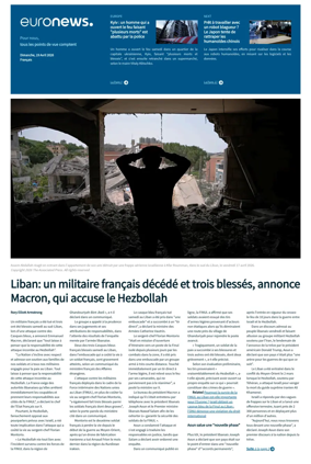 Cover of EuroNews (French Edition)