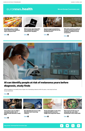 Cover of Euronews Health (English) Compiled Edition