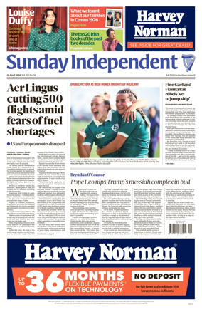 Cover of Sunday Independent (Ireland)