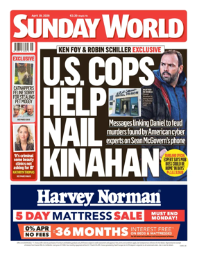 Cover of Sunday World (Ireland)