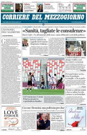 Cover of Corriere del Mezzogiorno (Puglia)