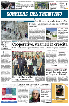 Cover of Corriere del Trentino