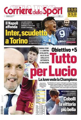 Cover of Corriere dello Sport