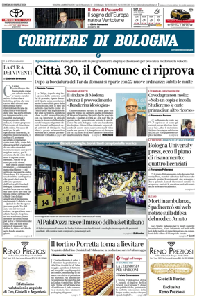 Cover of Corriere di Bologna