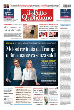 Cover of Il Fatto Quotidiano