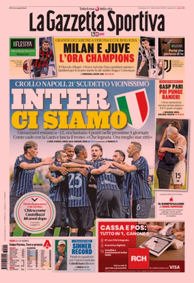 Cover of La Gazzetta dello Sport - Milano