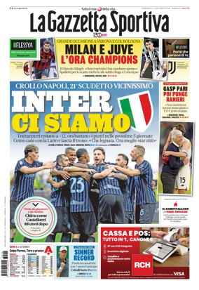 Cover of La Gazzetta dello Sport - Roma