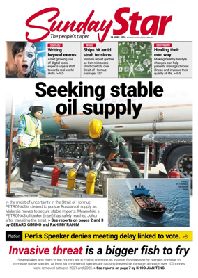 Cover of The Star Malaysia