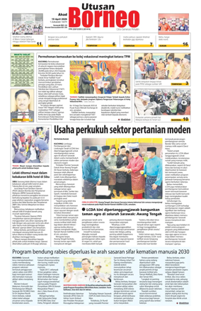 Cover of Utusan Borneo (Sarawak)