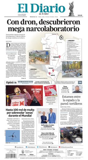 Cover of El Diario de Juarez