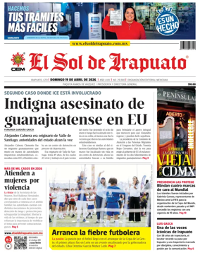 Cover of El Sol de Irapuato