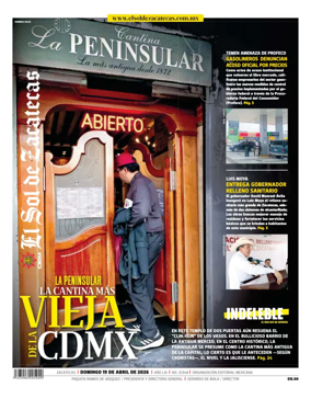 Cover of El Sol de Zacatecas